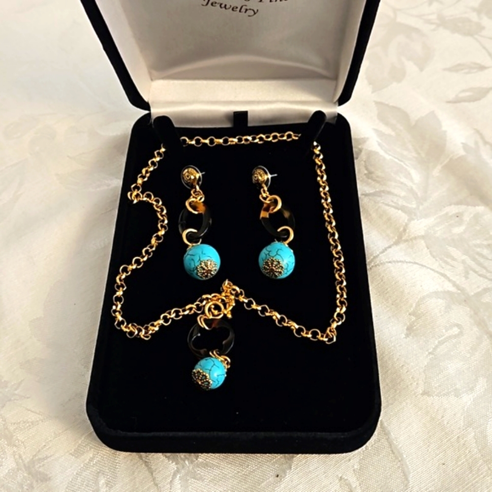 Misook Necklace and Earrings.